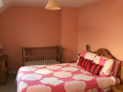 The Master Bedroom in Trostan Cottage